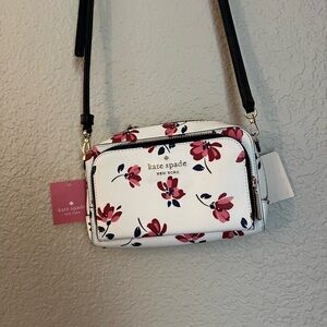 Kate Spade staci tea garden toss dual zip around crossbody